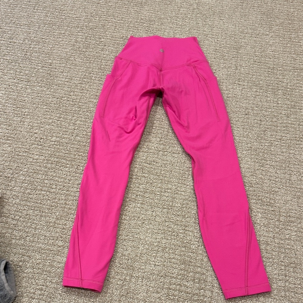Lululemon Athletica Hot Pink Leggings